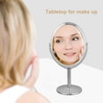 thumbnail image 2 of MasteelfCA Concise Tabletop Makeup Mirror Desktop Mirror Cosmetic Mirror (Silver), 2 of 7
