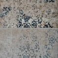 thumbnail image 4 of Rugsotic Carpets Machine Woven Heatset Polypropylene 3'2''x10' Runner Area Rug Floral Beige Blue M00011, 4 of 5