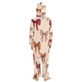 thumbnail image 3 of Vzayyk 4T-14Y Size Aviliable Cozy One-Piece Footless Sleeper Pajama Bow Vector, 3 of 8