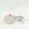 thumbnail image 6 of Women 12CM Sexy Car Model Fashionable Transparent Nightclub Thick Heel Crystal Square Head Anti Slip Strap Sandals LFD, 6 of 6