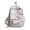 Grey, variant on Checkered Bookbag for Women, Plaid College Travel Daypack with Bow, Lightweight Nylon Campus Backpack (Grey)