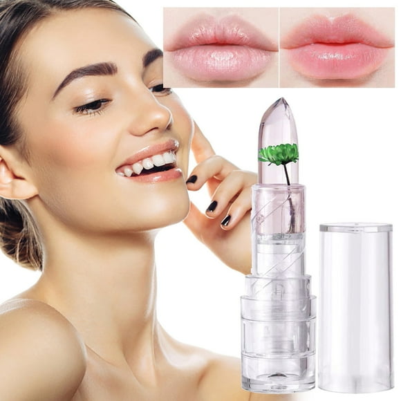SIfdSeng Long Lasting Lipstick Flower Moisturizing Lipstick Moisturizing Lipstick Jelly Flower Lipstick Lip Balm Hydrating Moisturizing Hydrating Dry Korean Lip Stain