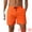 Orange, variant on DARING DIVA Men's Elastic Waist Drawstring Surfing Board Shorts 32 Orange