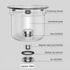 thumbnail image 4 of Water Separation Glass Teapot with Wooden Handle, Magical Teapot with Infuser, 4 of 4