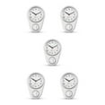 thumbnail image 3 of relayinert Accurate Kitchen Wall Clock Easy To Read Accurate Timekeeping Durable Construction Timeless white 5Set, 3 of 6