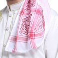 thumbnail image 6 of Scarf Retro Nation Style Stitching Color Men Breathable Arab Head Scarf for Daily Life, 6 of 8
