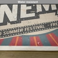 thumbnail image 6 of Ambesonne Retro Place Mats Set of 4, Vintage Cinema Movie Star, Standard Size, Brown Ecru Grey, 6 of 6