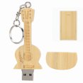 thumbnail image 1 of Unidad Flash USB portátil para guitarra, disco en U, piezas de ordenador de madera CM100132GB, 1 of 8