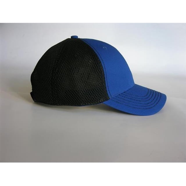 FA102 Fairway Cap Contrast Soft Mesh Back, Royal, Black