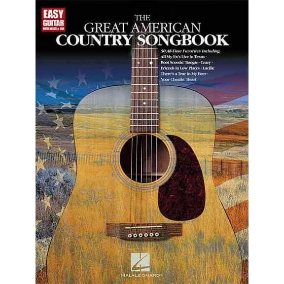 Easy Guitar with Notes & Tab: The Great American Country Songbook (Paperback)