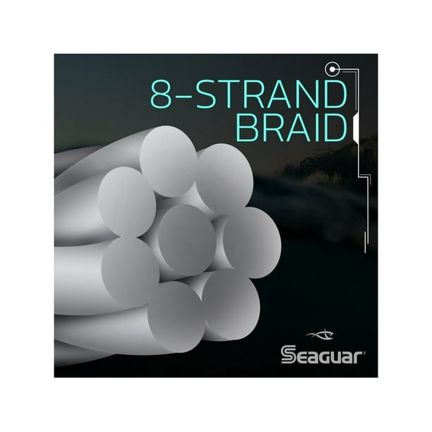 seaguar smackdown braided fishing line Fluorocarbon Braid Lines l Freshwater l 20LB .010 in. /.260 mm dia. / 150 yd Vis Flash Green and Lo Seaguar Smackdown Braided Fishing Line