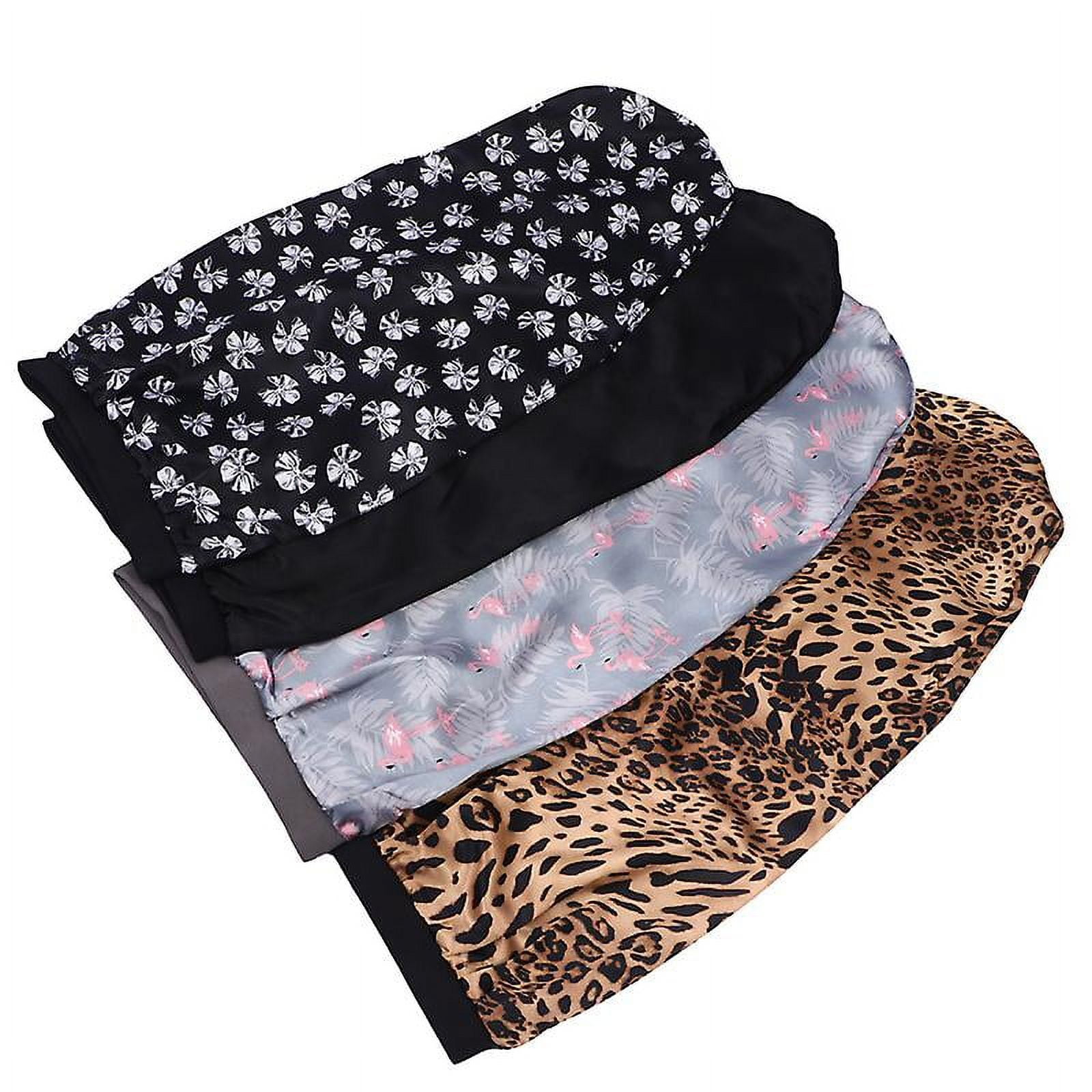 4pcs Satin Sleeping Cap