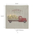 thumbnail image 2 of Led Thread Framed Wall Art Merry And Bright, 2 of 4