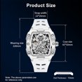 thumbnail image 6 of MEGIR Fashion Automatic Mechanical Watch Men Sport Hollowed Out Wristwatch Luminous Waterproof Clock 8602, 6 of 6