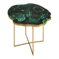 thumbnail image 3 of TOV Furniture Lily Agate Green and Gold Side Table with Gold Iron Legs, 3 of 4