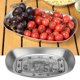 thumbnail image 4 of Fiudx Ofertas del día Bandeja de hojalata vintage para exteriores, para fruta, para acampar, para aperitivos, pasteles, para barbacoa, hojalata en relieve, 4 of 4