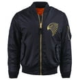 thumbnail image 1 of Ma Croix Mens Souvenir Bomber Jacket Premium MA-1 Flight Outerwear, 1 of 3