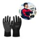 thumbnail image 2 of 12 pares de guantes de trabajo 13 puntadas poliéster antideslizantes guantes de trabajo de seguridad transpirables resistentes al desgaste negro, 2 of 14