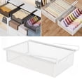 thumbnail image 3 of Organizador de armario con cajón colgante debajo del gabinete, portátil, fácil de limpiar, resistente Blanco, 3 of 9