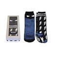 thumbnail image 1 of Chaussettes - Trumpette - Chaussettes de Bottes de Héros Bleues Garçons (Ensemble de 2) 0-12M, 1 of 4