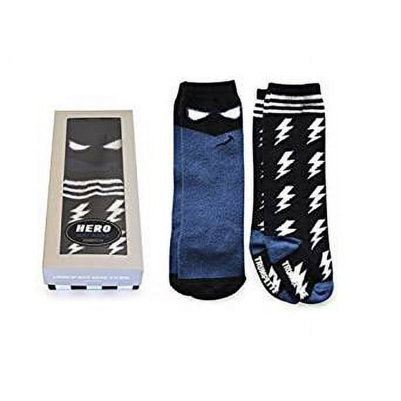 Chaussettes - Trumpette - Chaussettes de Bottes de Héros Bleues Garçons (Ensemble de 2) 0-12M
