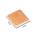 Easycargo 20pcs Heatsink Copper Pad Shims 15mmx15mm for cooling Laptop