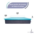 thumbnail image 3 of Colchoneta Fresca Memory Foam Colchoneta Fresca Azul Matrimonial, 3 of 7