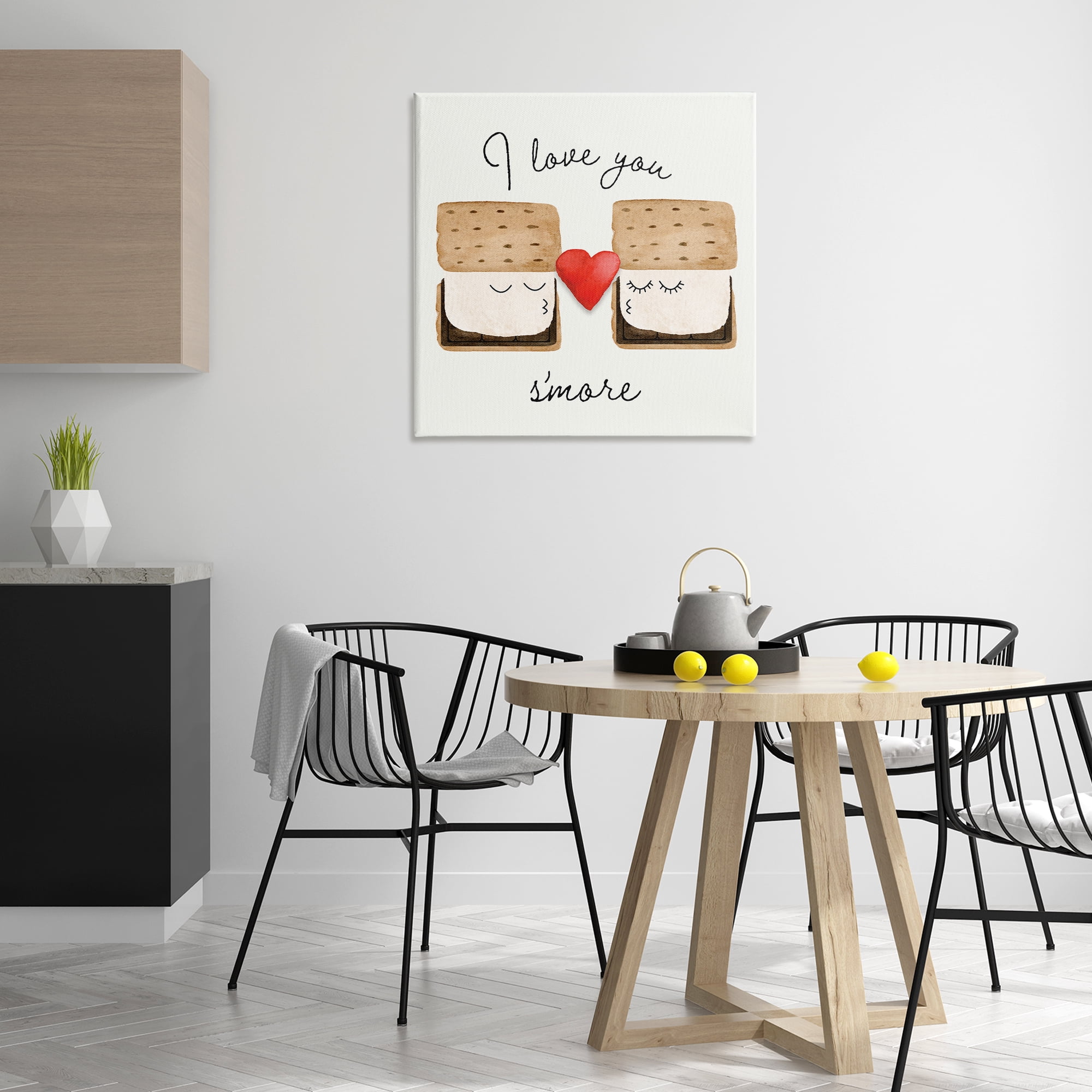 Stupell Industries Love You S'more Food & Beverage Painting Wrapped Canvas Art Print Wall Art, 30 x 30