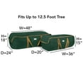 thumbnail image 2 of Covermates Keepsakes Garland Duffle Bag - Durable Polyester, Reinforced Handles, Fits up to 25 Foot Garland Depending on Thickness - Holiday Storage, Green, 2 of 9