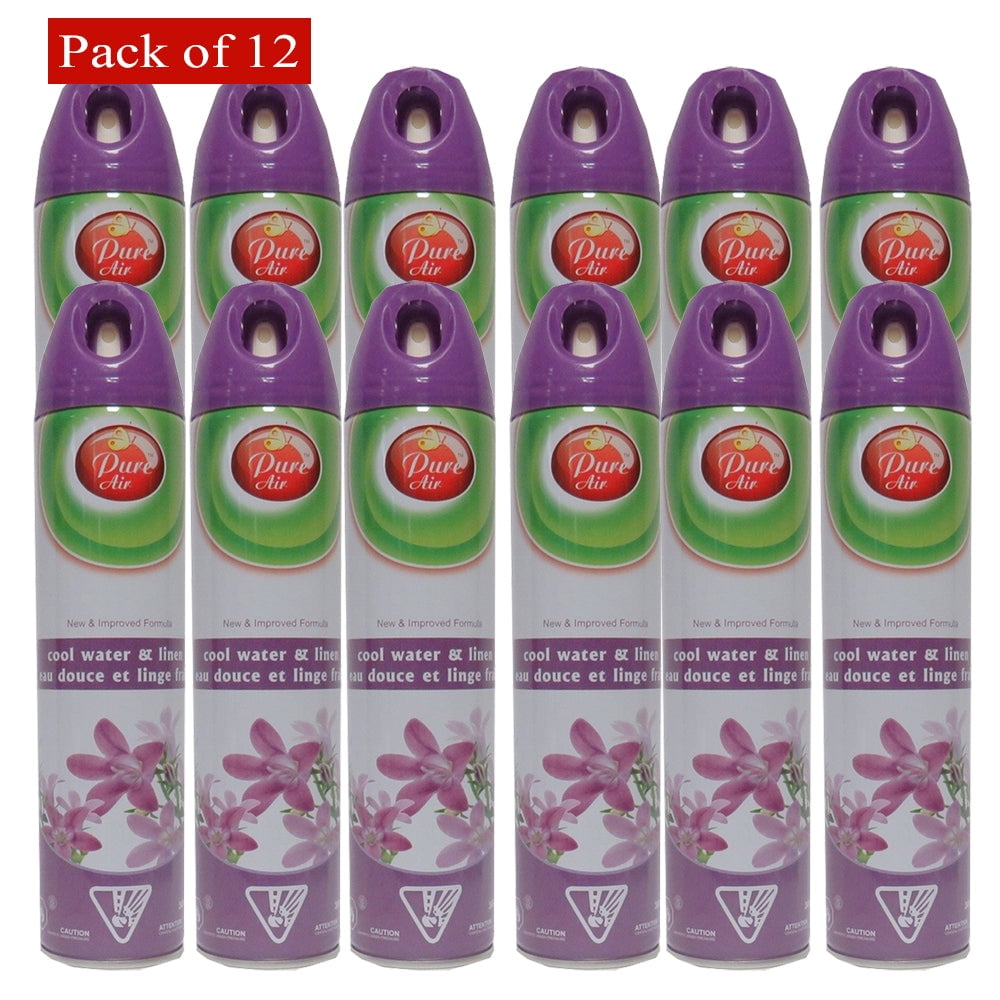 Pure Air Freshener Cool Water & Linen 300ml x 12