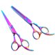 thumbnail image 1 of Juego de tijeras para el cabello, tijeras profesionales de peluquero, corte de pelo, cizalla de textura de adelgazamiento elegante para corte de pelo, 1 of 5
