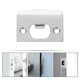 thumbnail image 3 of Cerradura de puerta, 6 piezas, pestillo con llave para tapa de placa de cierre, hebilla de lengüeta, accesorios de refuerzo, cerrojo de acero inoxidable, 3 of 6