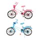 thumbnail image 1 of 2 uds bicicleta de en miniatura modelo de bicicleta con cesta bicicleta de bicicleta en miniatura regalo de Nad para niños Sunnimix Juguetes de bicicleta de fundición a presión, 1 of 8