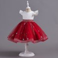 thumbnail image 5 of Godderr Kids Baby Princess Dress for Girls Pageant Dresses for Girls 3-10Y Flower Princess Dress Evening Dress Lower Girl Dresses for Wedding Bridesmaid Dresses Tulle Tutu Bridesmaid Dress, 5 of 8