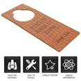 thumbnail image 3 of FESTFENDS 1 Pair Rectangular Do Not Disturb Sign for Hotel Guests 11.4x3.5x0.2in, 3 of 8
