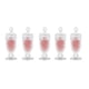 thumbnail image 3 of 5 unidades de miniaturas de caramelos para casa de muñecas en tarros transparentes, minibotellas para escala 1:12, color rojo oscuro, 3 of 9