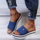thumbnail image 1 of Sandalias de moda para mujer, zapatillas casuales de suela gruesa para personas de verano perezosas Wmkox8yii hj789, 1 of 6