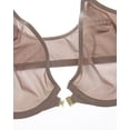 thumbnail image 3 of Women's Cosnufy Sheer Front Closure Bra Demi Sexy Seamless Unlined Mesh Underwire Bra, 3 of 6