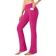 thumbnail image 1 of TaTaai Women's High Waisted Flared Yoga Pants Pockets Butt Lifting Bootcut Leggings Stretchy Non See Through Tummy Control Athletic Gym Workout Casual Lounge Gift, 1 of 7