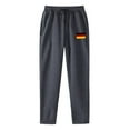 thumbnail image 3 of German Flag Print Streetwear Sweatpants Fashion Trend Elastic Waist Joggers Straight Leg Casual Pants, 3 of 4