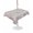 Pink, White, Grey, variant on Outdoor Tablecloth with Umbrella Hole for Patio/Picnic/Party/Camping, Summer Beach Waterproof Table Cloth Round Cover Washable, Pink Starfish Ocean Conch Grey Wood Grain (Dia 54")