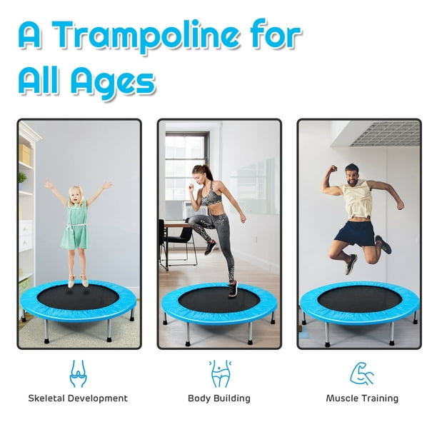 Mini Trampoline Rebound Exercise Trainer, Fitness Accessories