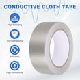 thumbnail image 3 of Uxcell Faraday Tape 1.6" x 66 Feet Single Side Conductive Cloth Tape High Temp Adhesive Tapes Roll for RFI/EMI Shielding Grounding Electrical Repair Cable Interference Blocking, 3 of 6