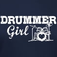 thumbnail image 3 of CafePress - Drummer Girl Women's Dark T Shirt - Women's Traditional Fit Dark T-Shirt, 3 of 4