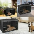 thumbnail image 4 of Jaula para perros de interior con funda protectora resistente, jaula multifuncional a prueba de luz, material de tela Oxford 420D (sin jaula para perros) (95 × 61 × 61 cm), 4 of 4