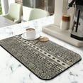 thumbnail image 2 of Washable Rubber Botanical Leaves Vintage Floral Dish Drying Mats for Kitchen Counter Home Large Coffee Bar Pad Accessories and Decor for Utensils Stemware 19.5''x12'', 2 of 6
