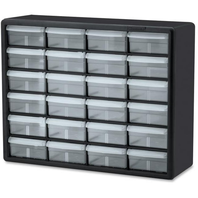 Armoire de Rangement en Plastique à 24 Tiroirs