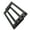 Black-4, variant on 2.5in Disk Mounting Bracket Aluminum Cooling Rack For 2.5Inch Hard Drive Disk Multiple Layer Stackable