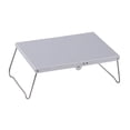 thumbnail image 4 of S SERENABLE 32cm Portable Folding Table Mini Beach Table, Space Saving Aluminum Top for Boat gray, 4 of 9