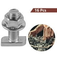 thumbnail image 6 of Reliable Flange Nuts M8 And 304 Stainless Steel HaMMer Head Screws 16 Pcs, 6 of 7